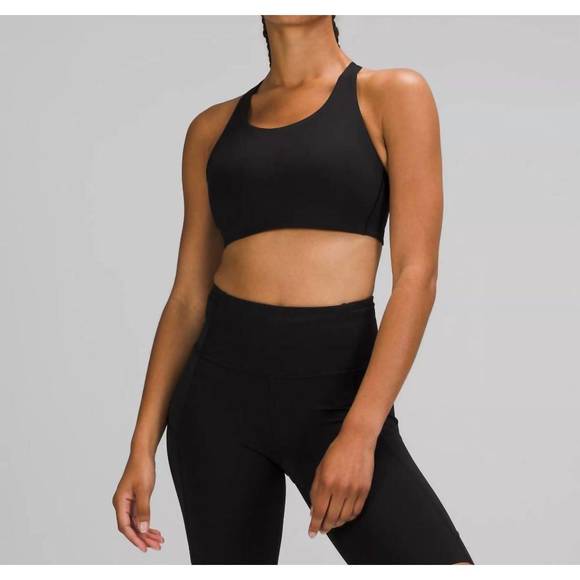 NEW LULULEMON energy bra high support in black
